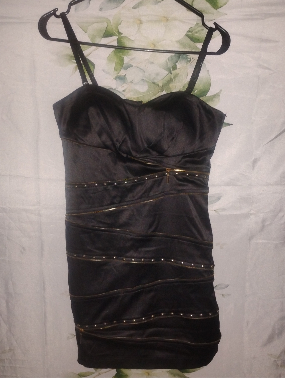 ($3Bundled) Leather Style Minidress